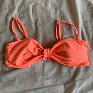 Bright neon orange bikini top size medium old navy